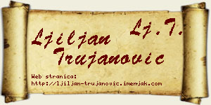 Ljiljan Trujanović vizit kartica